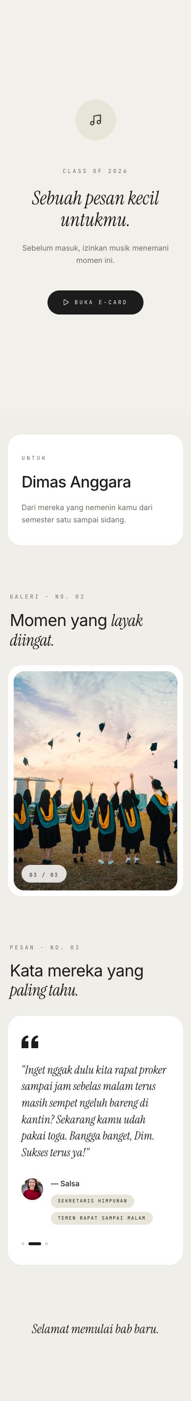 Preview Wisuda FISIP