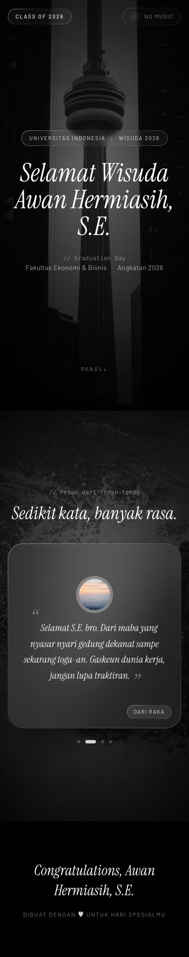 Preview Wisuda Fakultas Ekonomi